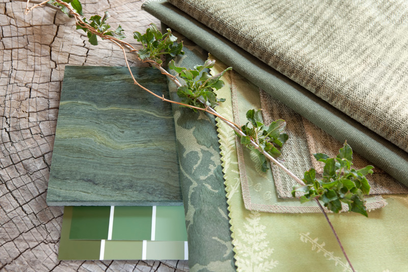 Conceptual Design Process by Jennifer Metz - Selecting Swatches and Patterns